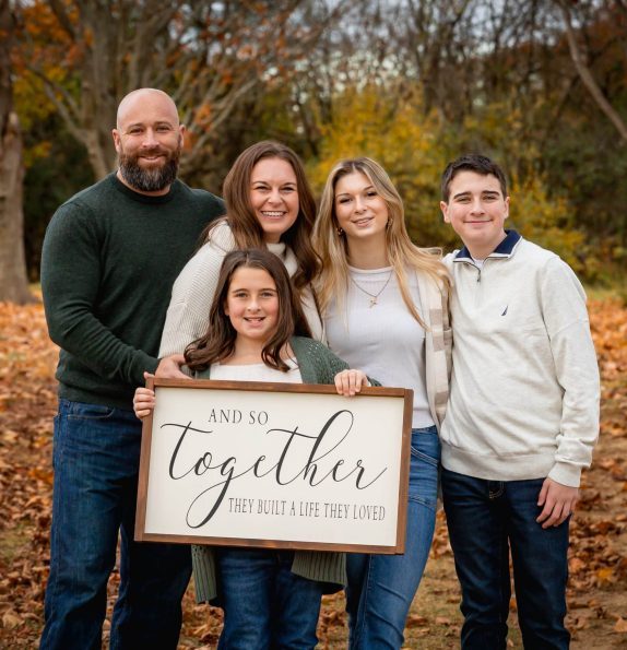 Craig Force with his family